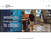 Tablet Screenshot of adayinfirstgrade.com